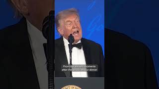 President Trump's opening remarks at White House Correspondents' Dinner