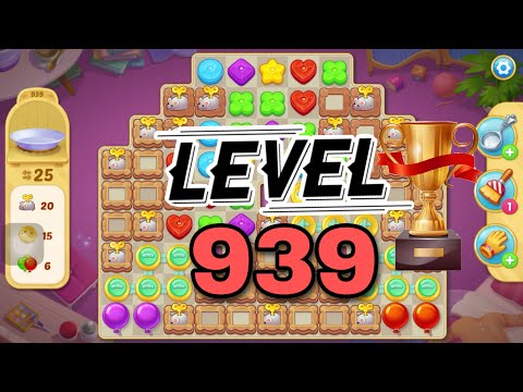 Matchington Mansion Level 939  Full House Winner Very Easy