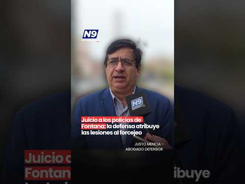 ⚖️ JUICIO A DIEZ POLICÍAS: LA DEFENSA ATRIBUYE LAS LESIONES AL FORCEJEO