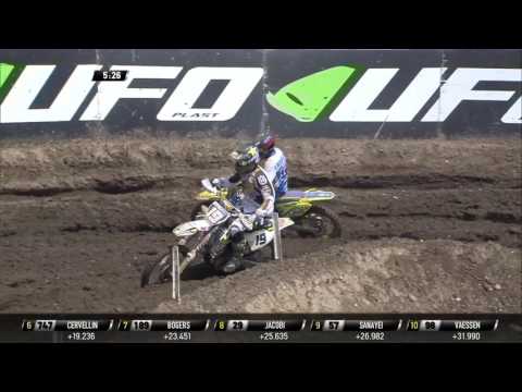 MXGP of Germany_Pauls Jonass & Jeremy Seewer battle for the first position