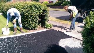 Hand Lay Tarmac Driveway by Gavin Lawrie Surfacing Ltd
