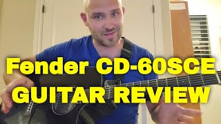 Video thumbnail for Fender CD-60SCE Electric Acoustic Guitar Review | Guitar on a Budget by Blaze Guitar Lessons
