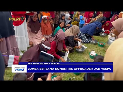 SATGAS MADAGO RAYA GELAR LOMBA BERSAMA KOMUNITAS OFFROADER DAN VESPA MERIAHKAN HUT KE-80 RI