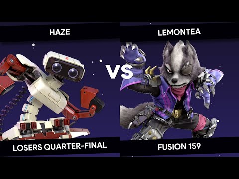 Fusion 159 - Haze (Diddy Kong/ROB) vs LemonTea (Wolf) - Losers Quarter-Final
