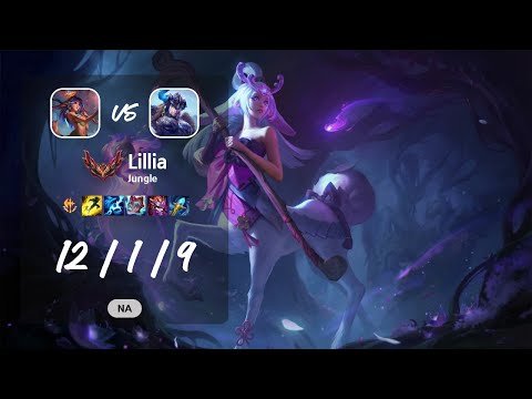 Lillia Jungle vs Sejuani - NA GrandMaster Patch 13.12