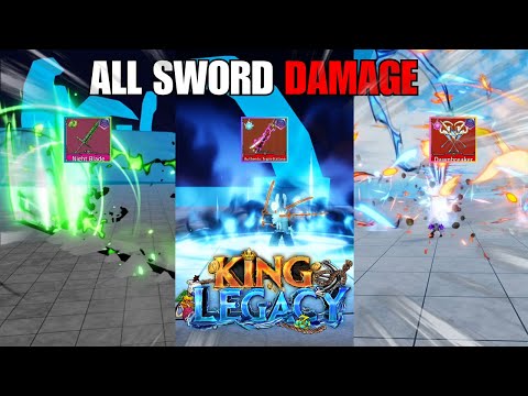 ALL Sword Damage For Update 8 | King Legacy