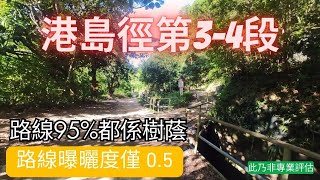 【酷熱天氣行山】港島徑第3-4段｜完全唔曬｜14公里僅得750米攀升｜陰暗位多｜秘景｜詳細路況