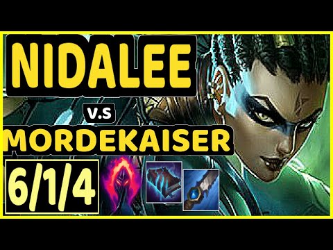FREIRE (NIDALEE) vs MORDEKAISER - 6/1/4 KDA JUNGLE GAMEPLAY - BR Ranked GRANDMASTER
