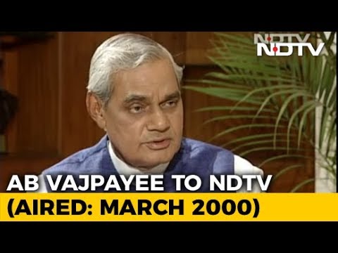 "India Has To Run On Consensus": Atal Bihari Vajpayee On Coalition Politics (Aired: March 2000) Video