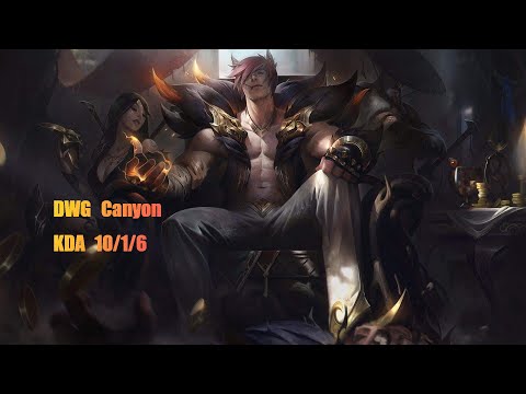 DWG Canyon Sett vs Lee Sin Jungle - Patch 10.5 Ranked Solo