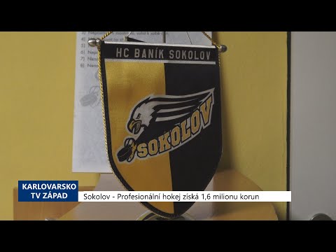 Sokolov: Profesionální hokej získá 1,6 milionu korun (TV Západ)