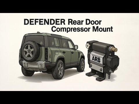 Rear Door Compressor Mounting Bracket for new Land Rover Defender L663