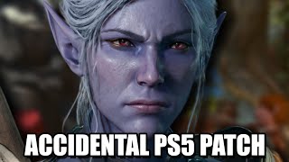 Baldur's Gate 3 Accidental PS5 Patch Release