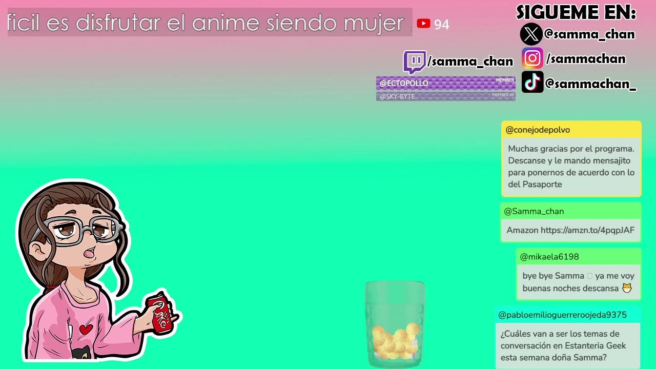 -Sammacast 290 - Que dificil es disfrutar el anime siendo mujer ..... ay aja!