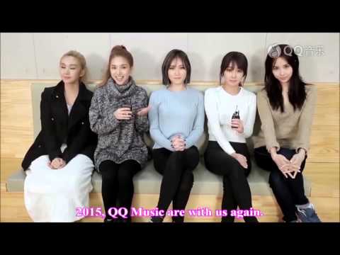 Fiestar: QQ Music Announcement - "Fiestar Speaking English" [ENG SUB]
