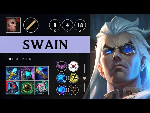 Swain Mid vs Ryze - KR Master Patch 25.09