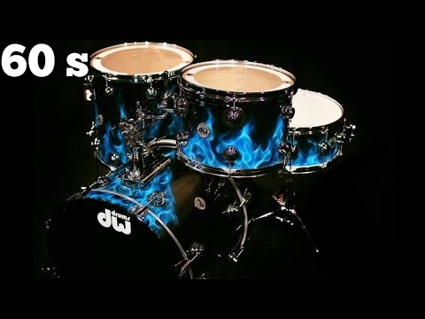 How to play the drums in less than 60 seconds || Lesson 8 - Spookyman16