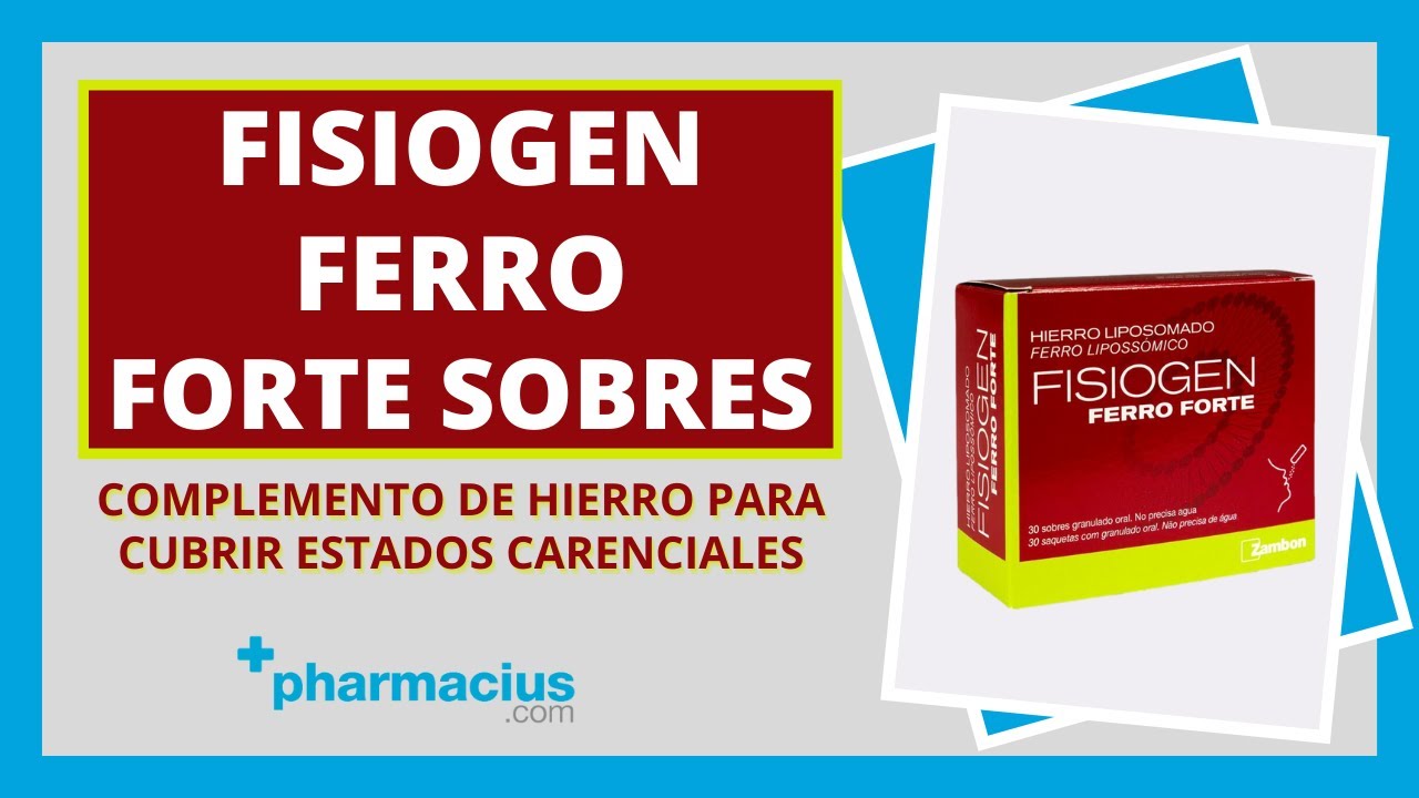 Watch Fisiogen Ferro Forte sobres: cómo tomarlo Now Fisiogen Ferro Forte sobres: cómo tomarlo