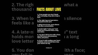 Facts About Love ❤️ | Psychology Facts About Love | Relationship Quotes