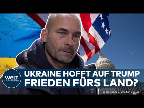 UKRAINE HOFFT AUF TRUMP: Der neue Präsident der USA hat Gespräche mit Putin über Frieden geplant