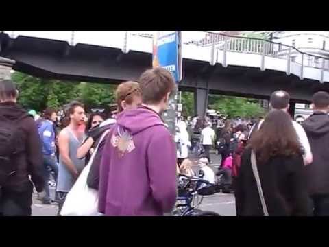 1. Mai Demonstration 2014 Berlin Kreuzberg