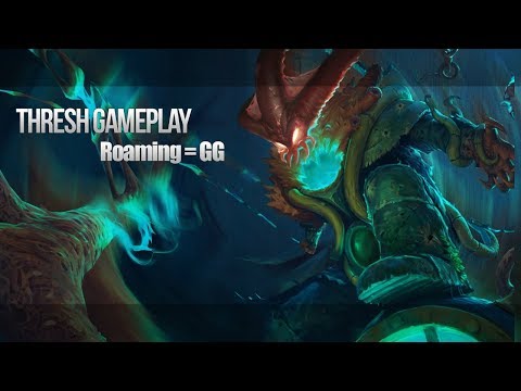 COMO ACABAR COM O JOGO NO ROAMING - THRESH GAMEPLAY  - LEAGUE OF LEGENDS