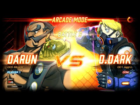 DARUN VS D.DARK - FIGHTING EX LAYER - PS4 (HARD) #5