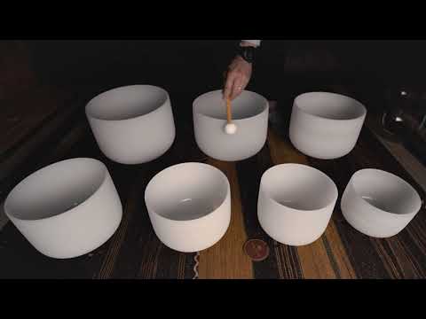 Meinl Crystal Bowls - Chakra set, sound sample