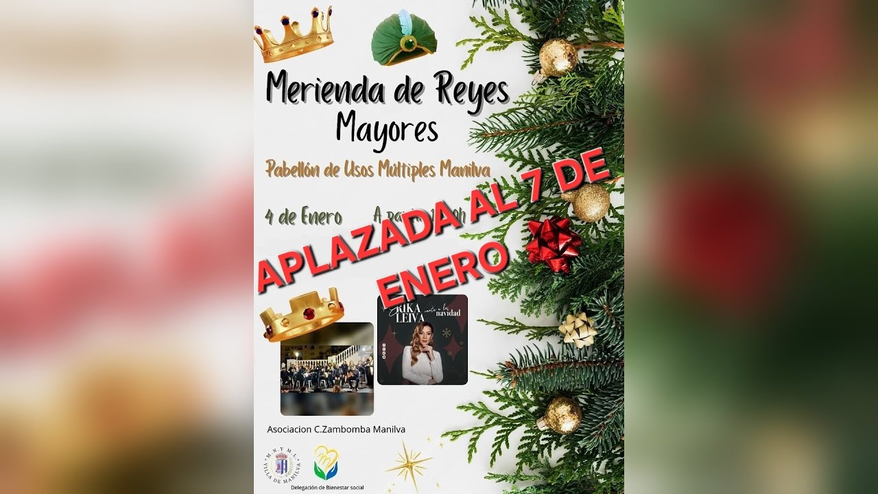 Nueva fecha para la merienda de Reyes Magos