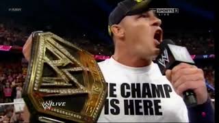 The champ is here by John cena