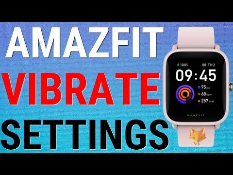 How To Enable & Disable Vibration On Amazfit Watches