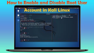 How to Enable and Disable Root User Account in Kali Linux | Kali Linux 2021.1