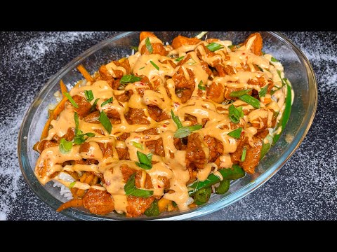 Smoky BBQ Chicken Rice | How to make BBQ Chicken Rice | Easy Recipe of BBQ Chicken Rice