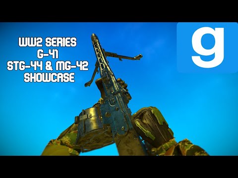 Garry's Mod: WW2 Series G-41 STG-44 & MG-42 sweps showcase