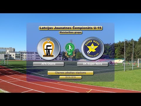 U-15 AFA Olaine - SK Super Nova (Highlights)