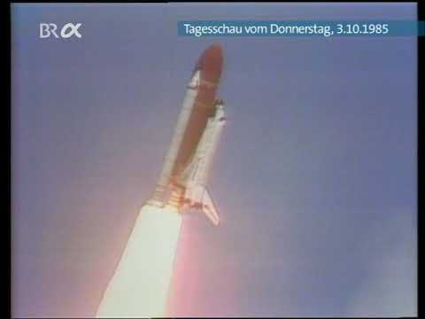 ARD Tagesschau vom 03.10.1985 - Shuttle STS-51J Start