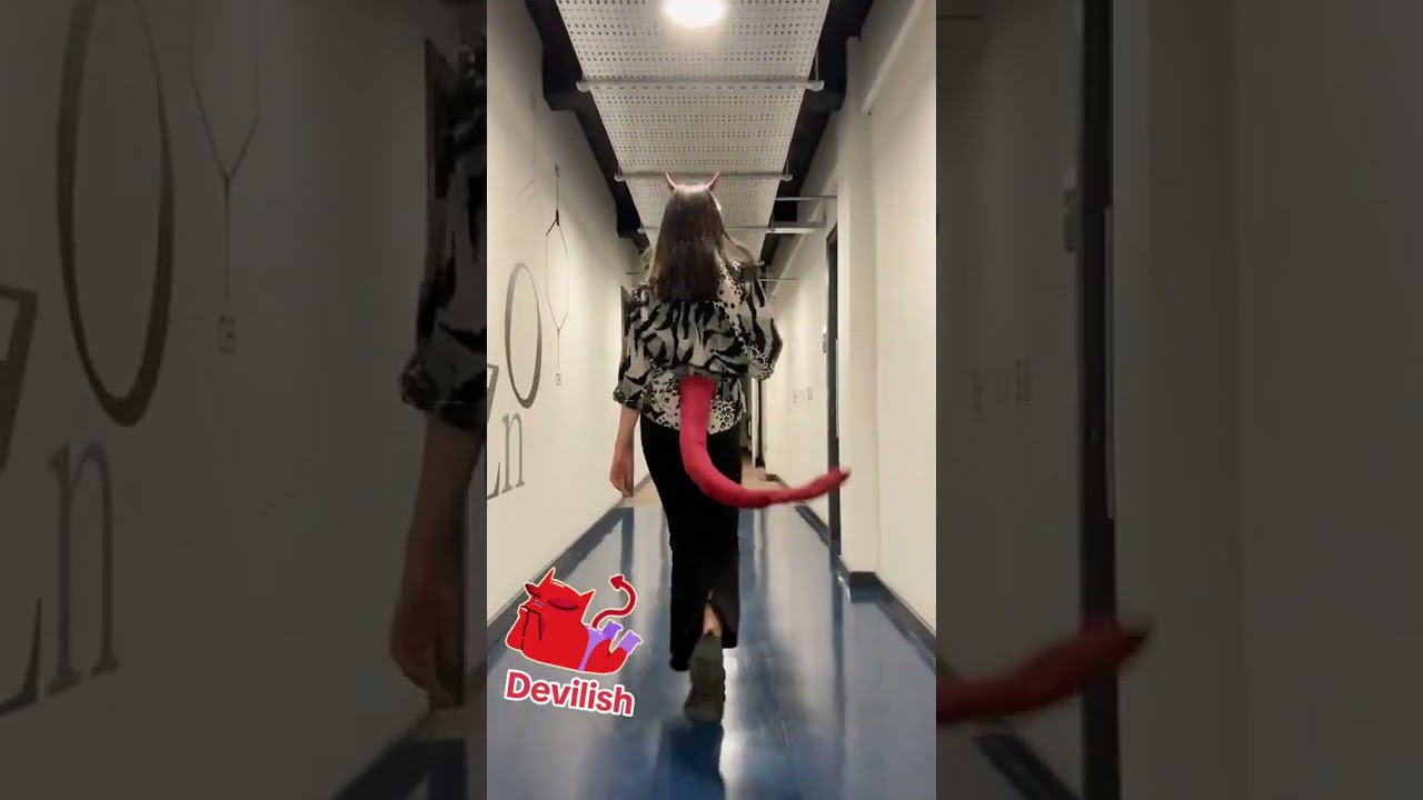 Custom moving Devil tails and devil horns from The Tail Company 👿