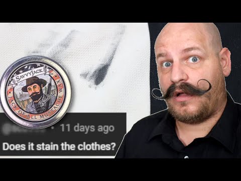 Does it stain?! Savvy Jack Colored Mustache Wax