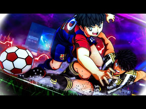 Barcelona vs Juventus Hosts Tsubasa vs Hyuga - Captain Tsubasa