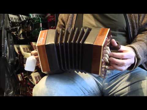STAG48TREB - NEW Mahogany Stagi A48 English Concertina Treble M 48 $799