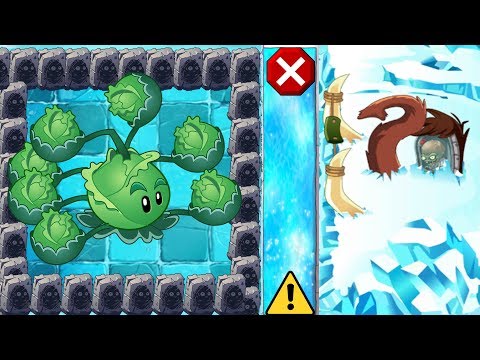 PVZ 2 China V2.4.1-Challenge Cabbage pult Max Level vs Blockhead Plants vs Zombie 2