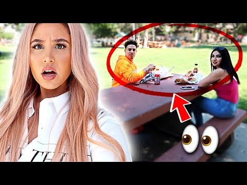 SPYING ON MY HUSBAND IN PUBLIC!!! **GONE COMPLETELY WRONG** Video