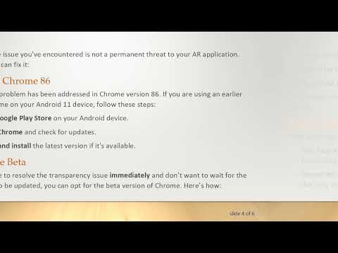 How to Fix the dom-overlay Transparency Issue in WebXR on Android 11