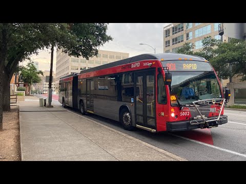 SUNSET RIDE: Riding Capital Metro (Route 801 MetroRapid) to Capitol Station #5002