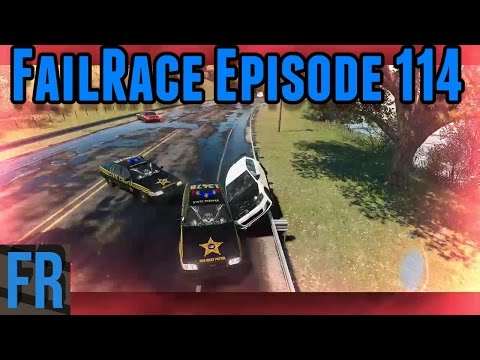 FailRace Episode 114 - Golf Meet Crash Barrier