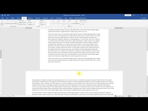 Setting the page format for each page (portrait and landscape format in the document) – Word tuto...