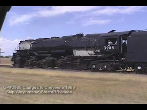 Union Pacific 3985 Catches FIRE on 1999 excursion