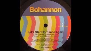 Bohannon - Let's Start To Dance Again (Joe T. Vannelli Corvette Mix)