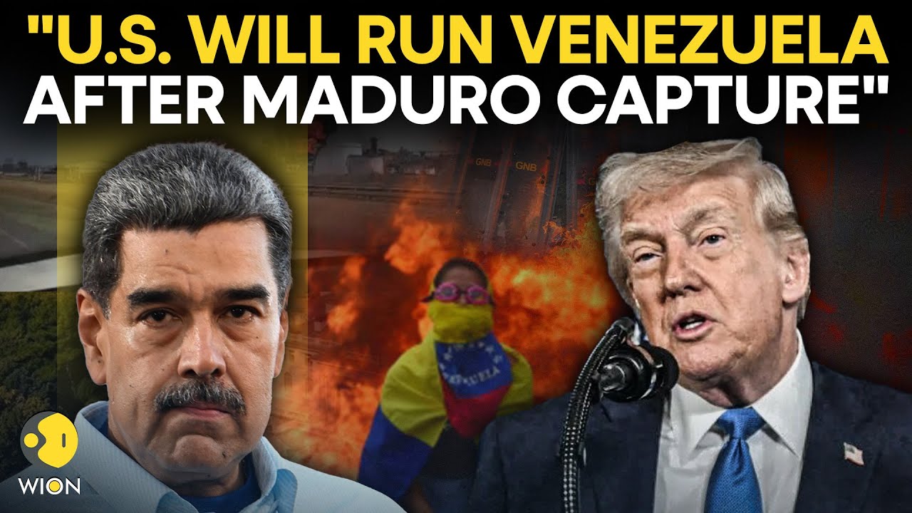 US Strikes Venezuela LIVE: Trump Breaks Silence After SHOCKING Capture of Maduro | WION