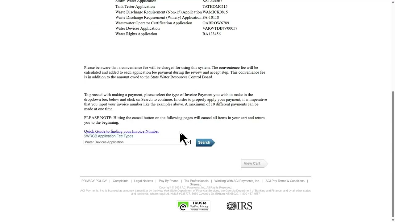 RWTD Portal Tutorial #7   Making a Registration Payment